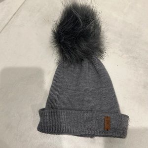 Condor (CND) kids hat with pompon. Grey. Size 2-4 years
